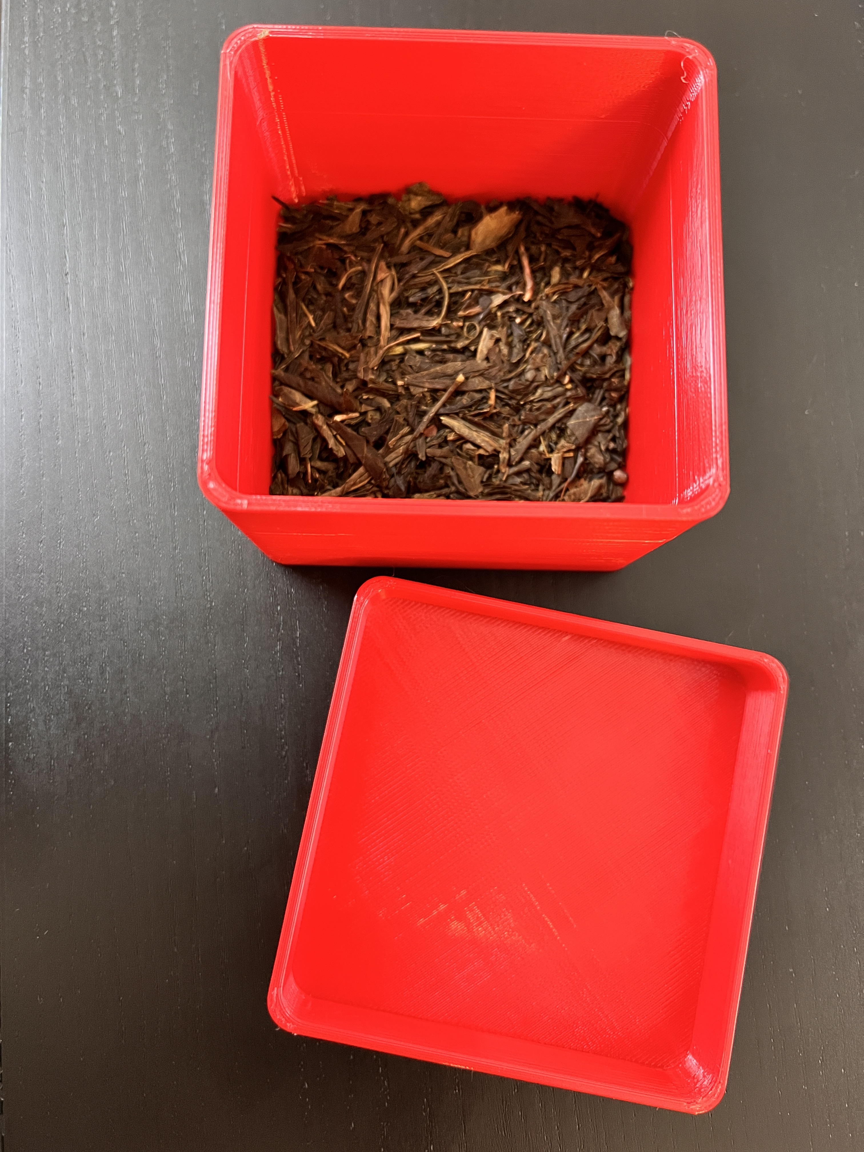 Easy-To-Print Tea Box with Lid