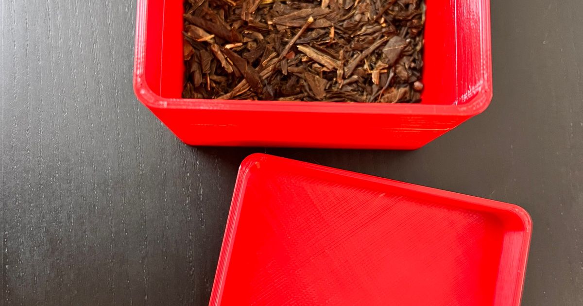 Easy-To-Print Tea Box with Lid by Michal Zoubek | Download free STL ...