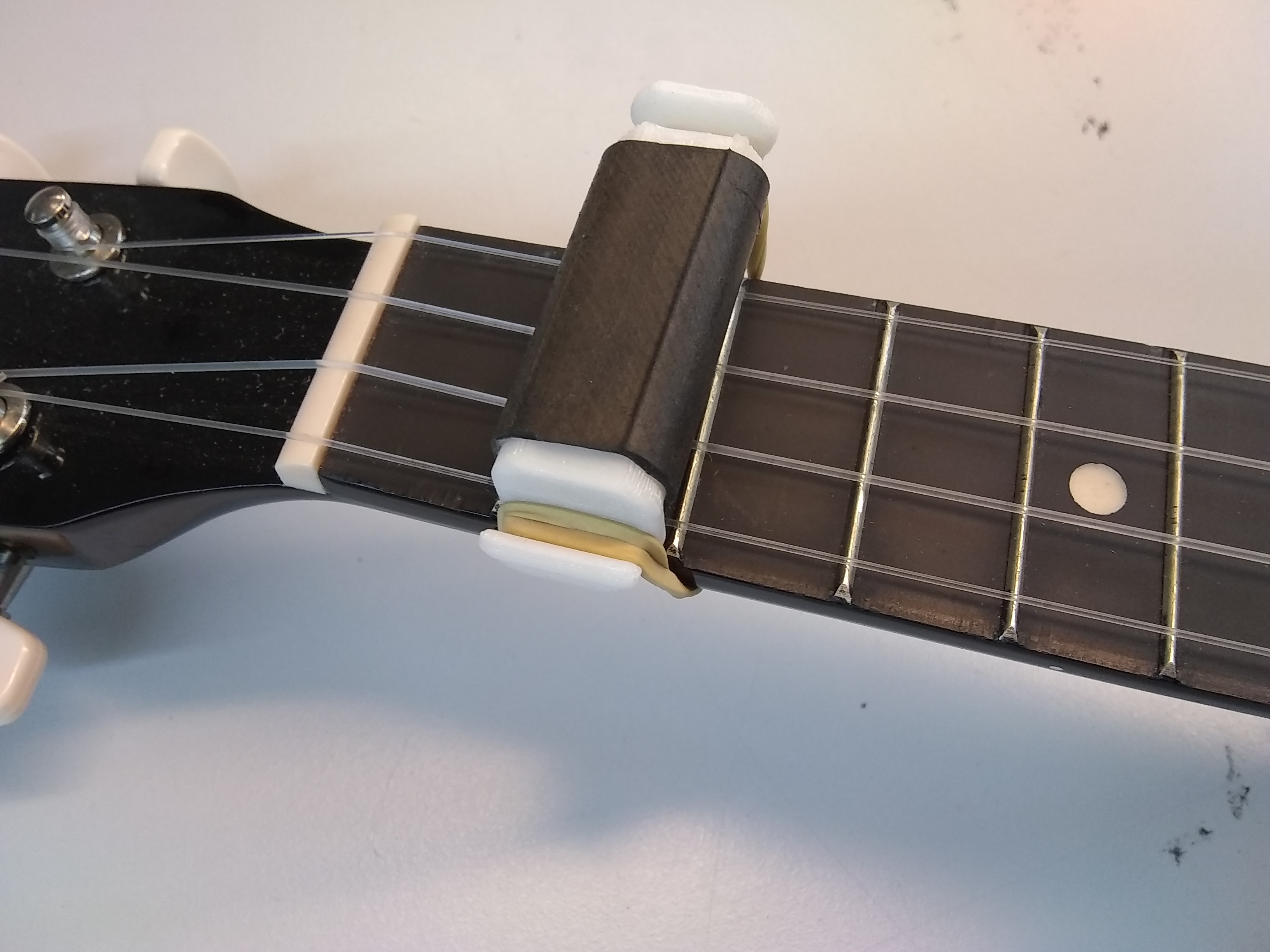 Simplest Bicycle Tube Ukulele Capo