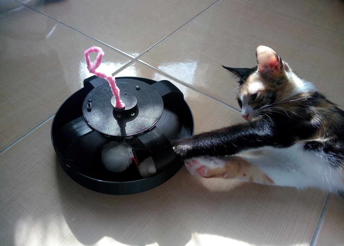 3D Printed Interactive Cat Toy
