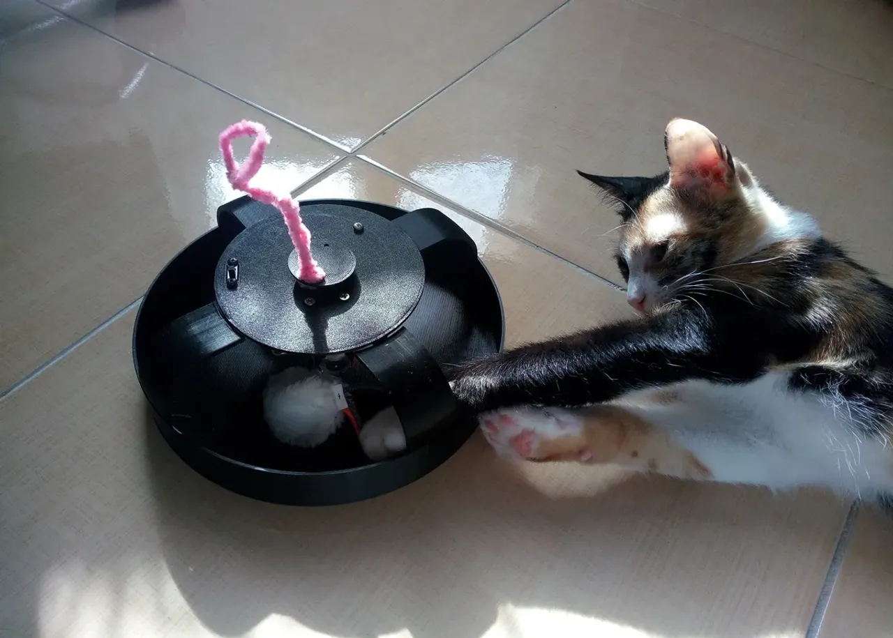 3D Printed Interactive Cat Toy by ahmet | Download free model |