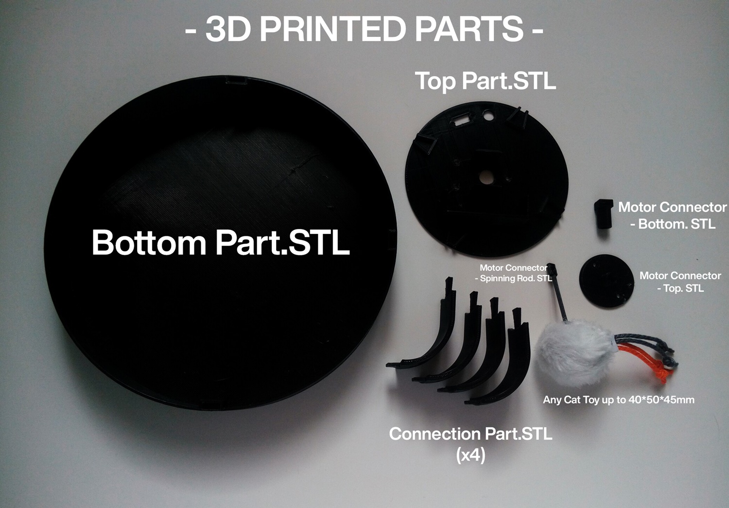 Miniatura 2 do modelo 3D 3D Printed Interactive Cat Toy