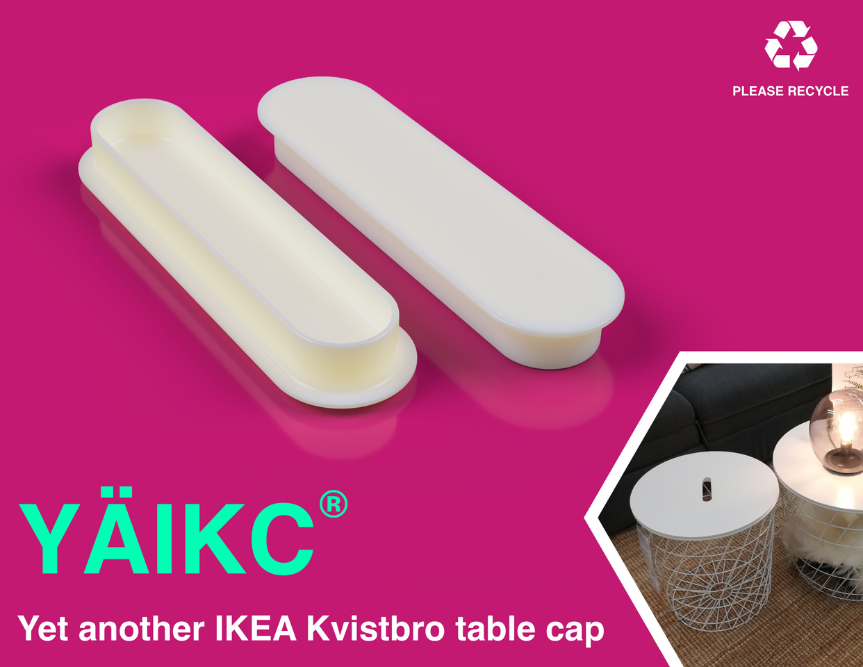 Yaikc - Yine başka bir IKEA KVISTBRO Masa Kapağı (Sadece Plastik Aparattır!!!)