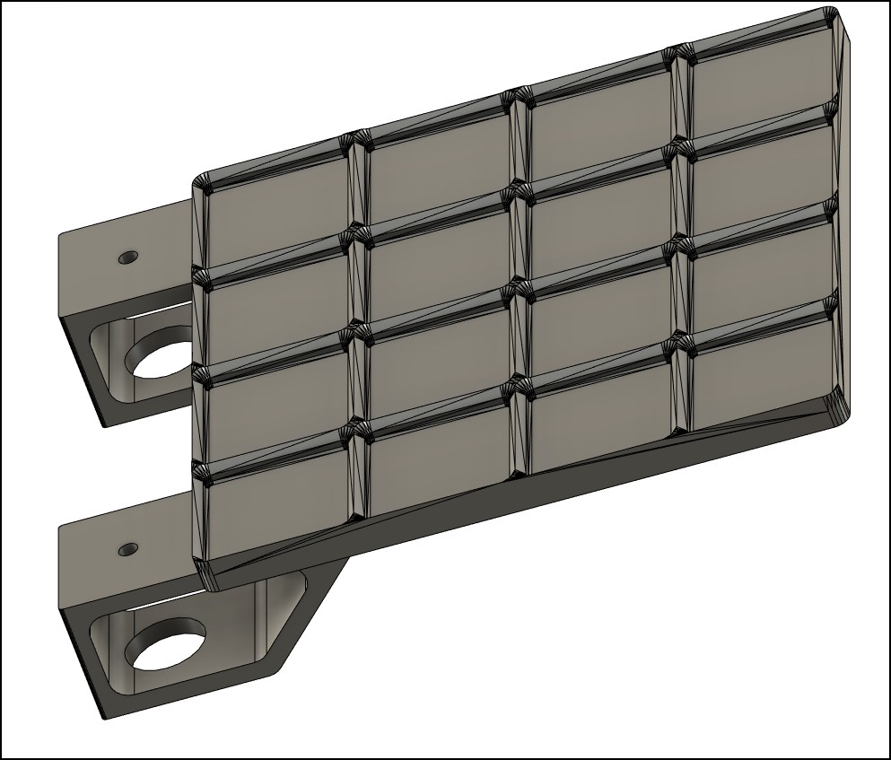 Gridfinity Baseplate Mountable Ikea Lack — miniatura 4