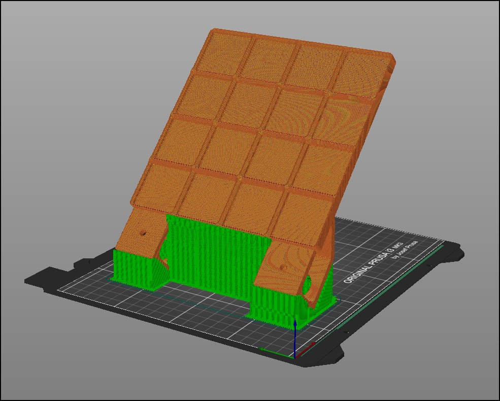 Gridfinity Baseplate Mountable Ikea Lack — miniatura 3