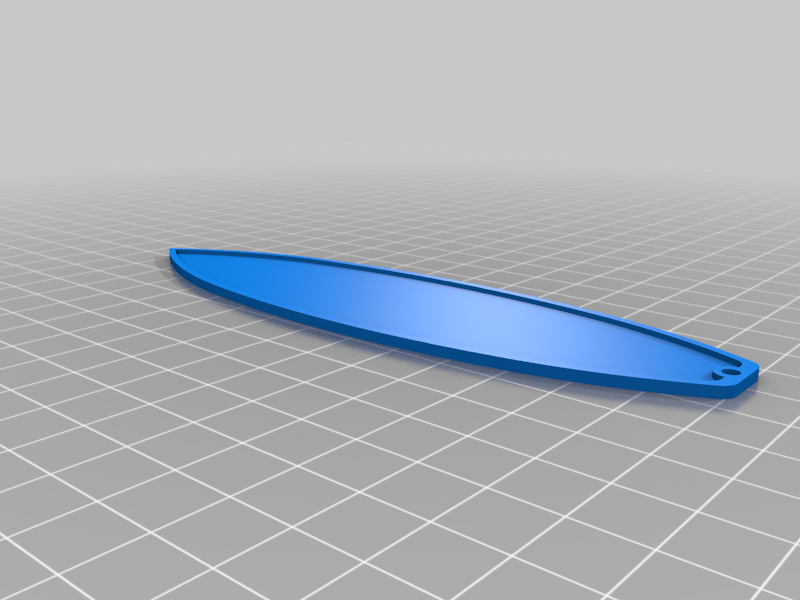 Miniatura 4 do modelo 3D Finger Surfboard