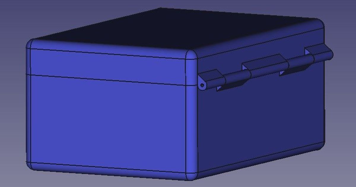 Medium Hinged Box By Nebbish | Download Free STL Model | Printables.com