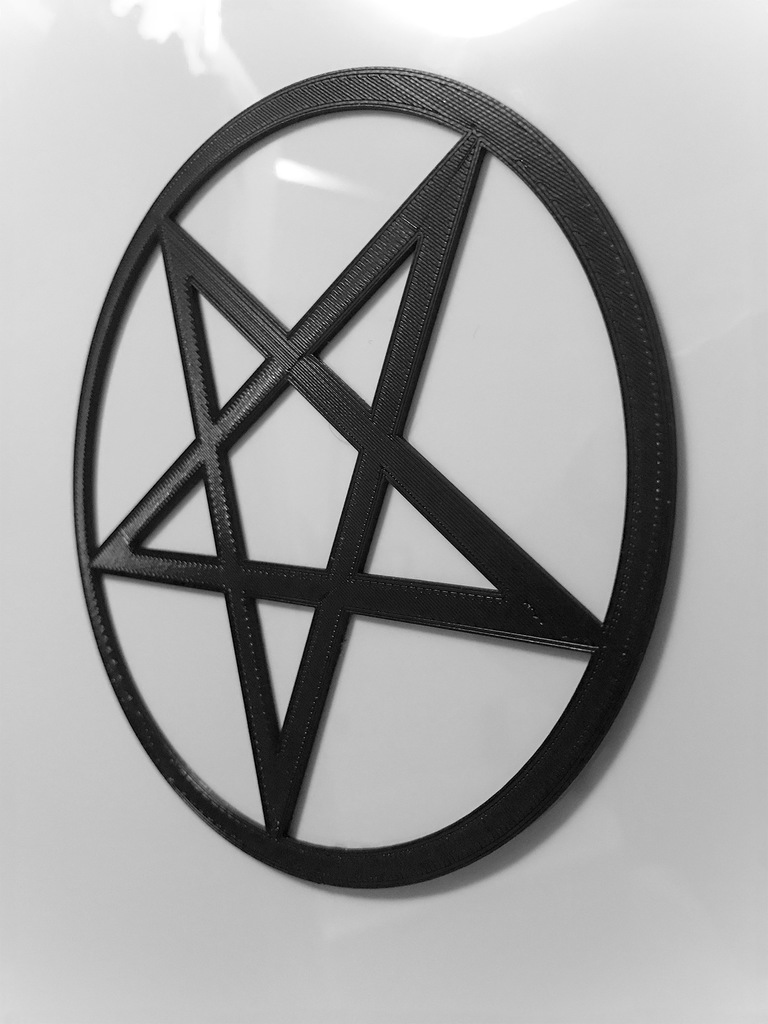 Simple Pentagram by medienlampe | Download free STL model | Printables.com