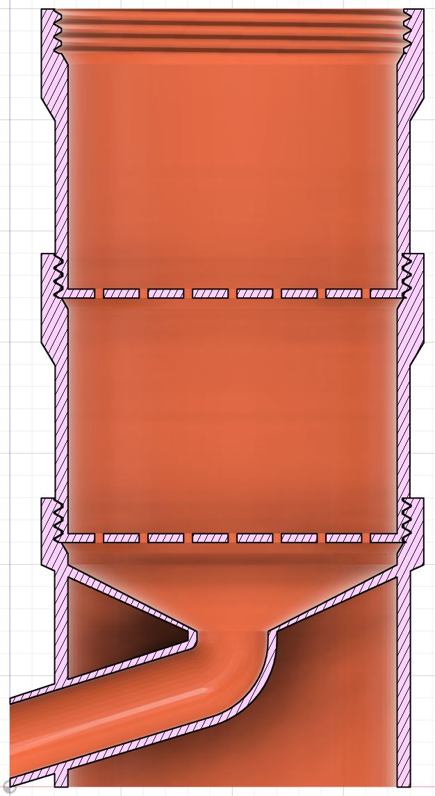 Modular Water Purifier / Water Filter DIY by w3rN42 Download free STL