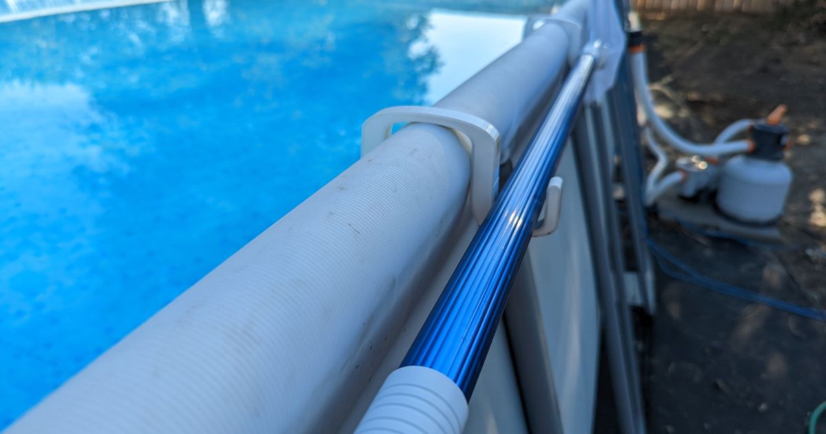 Pool pole holder by Rick Logan | Download free STL model | Printables.com