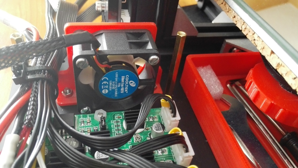 Creality Ender 2 Cooltec 4020 socket