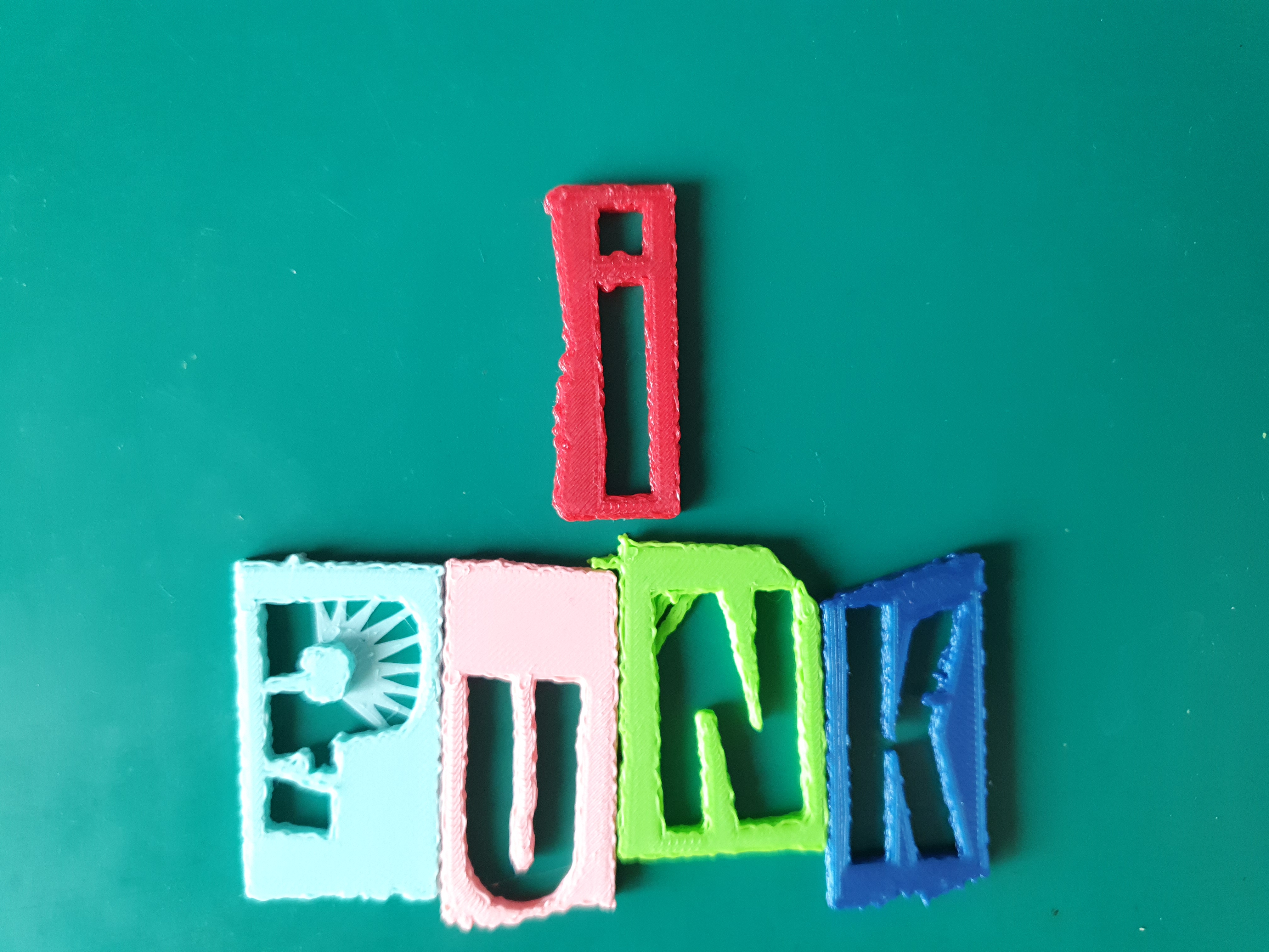 *️⃣ Punk font letter I