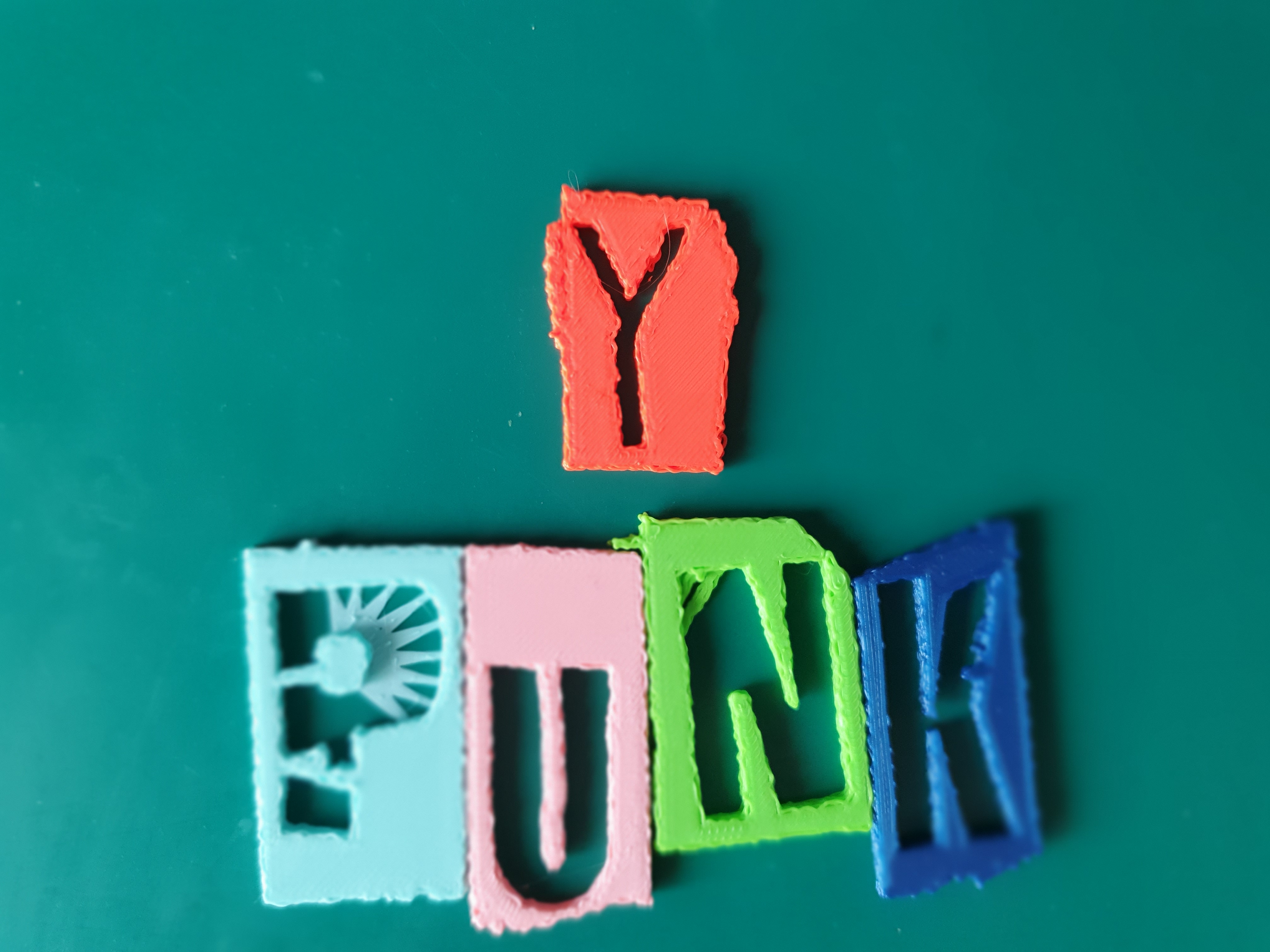 *️⃣ Punk font letter Y