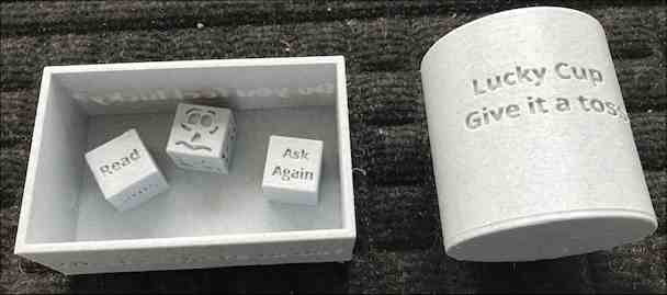Dice Game, magic 8 ball, what to do today, how I feel