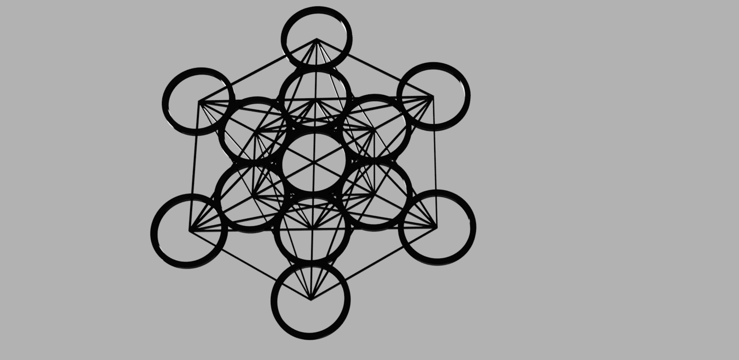 Metatron's Cube by kaleb hover Download free STL model
