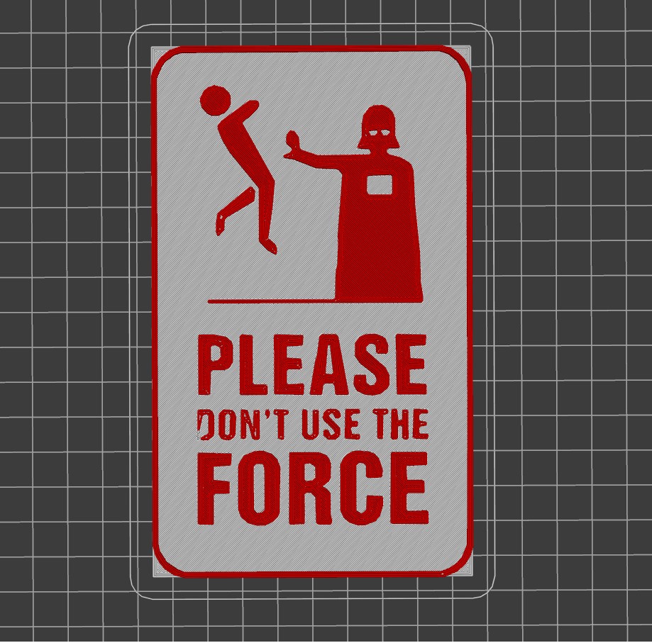 Please no force sign