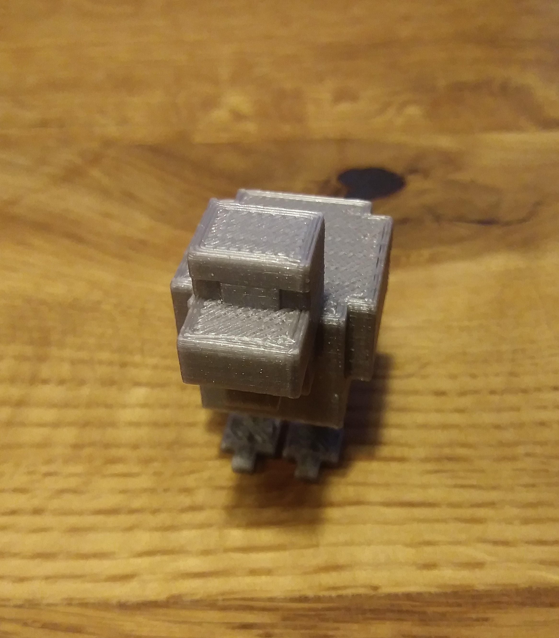 Miniatura 2 do modelo 3D Minecraft chicken