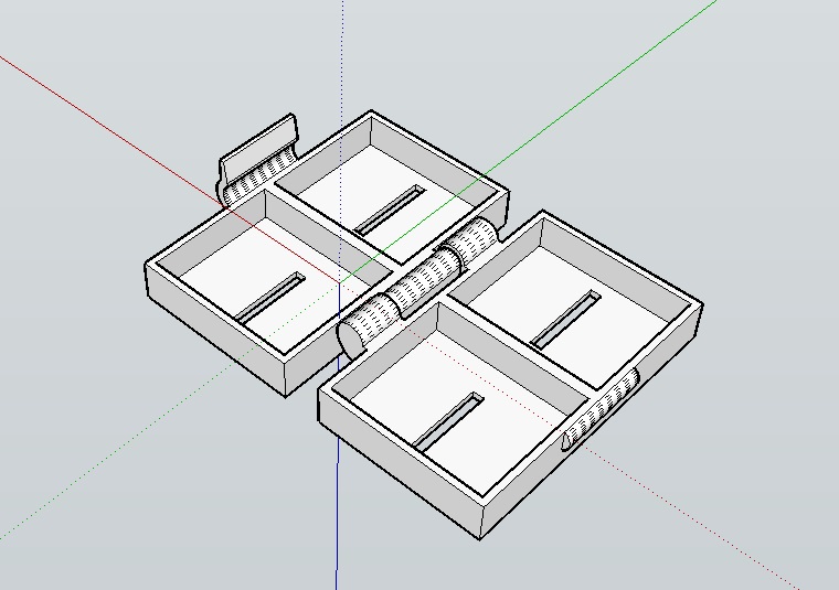 Print in place double earplugs mini box
