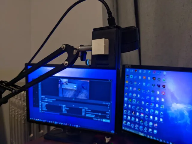 Mic Arm to Camera 90 Degree Adapter