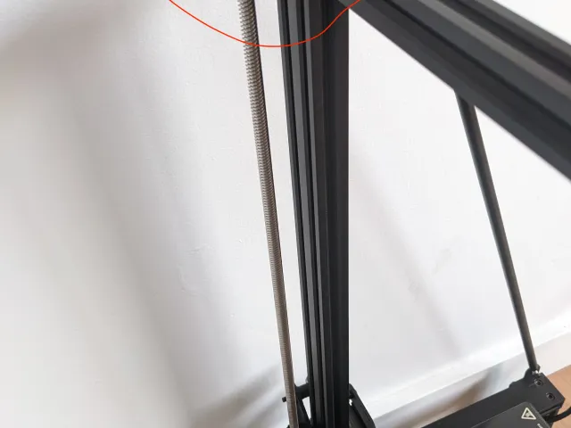 Longer LK5 Z axis lead screw holder