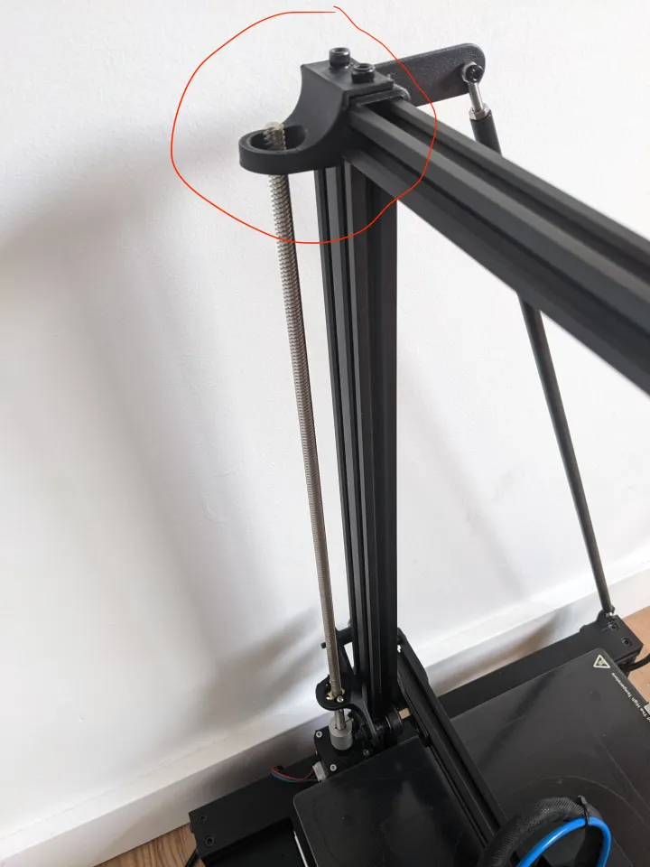Longer LK5 Z axis lead screw holder by afeinland | Download free
