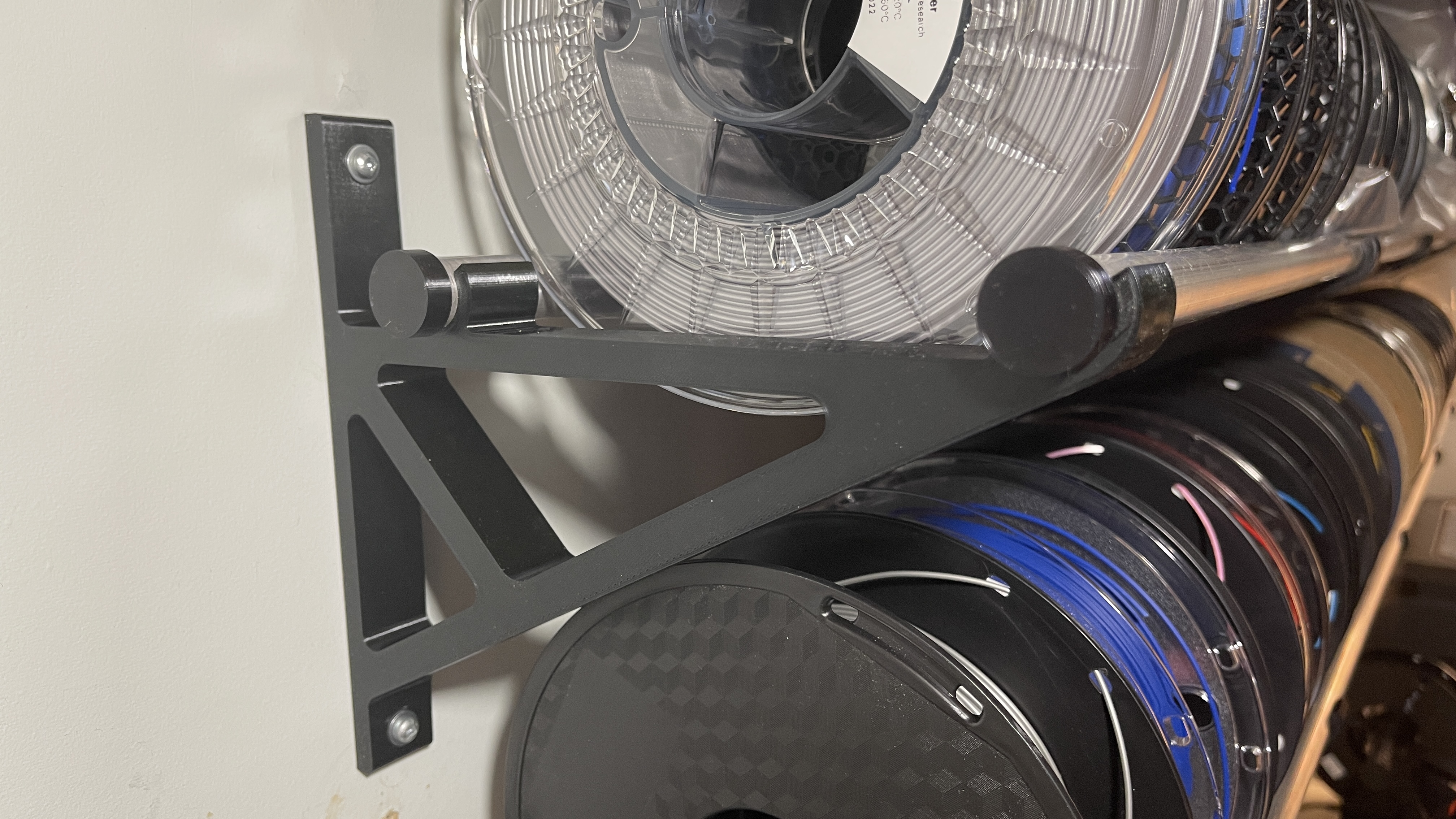 Wall Bracket for Filament Storage