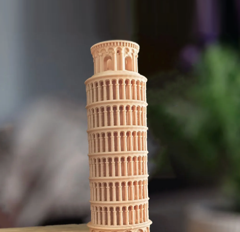 Leaning Tower of Pisa - Italy 3D model thumbnail