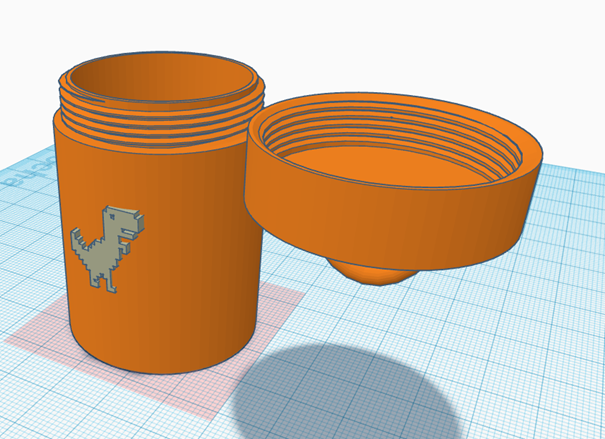 Miniatura 4 do modelo 3D Key chain sealable box