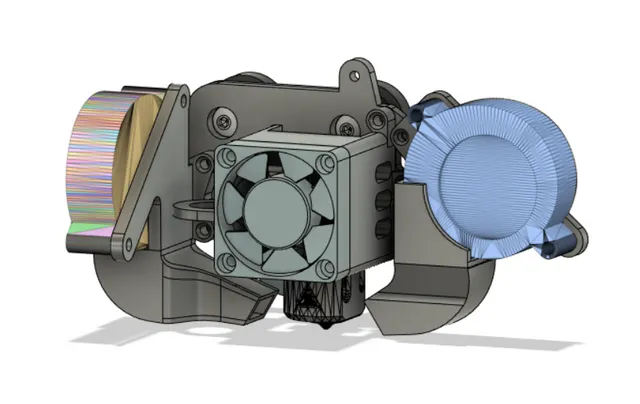 Dual 5015 Ender 3 DD Fan Duct for Phaetus Dragonfly bms