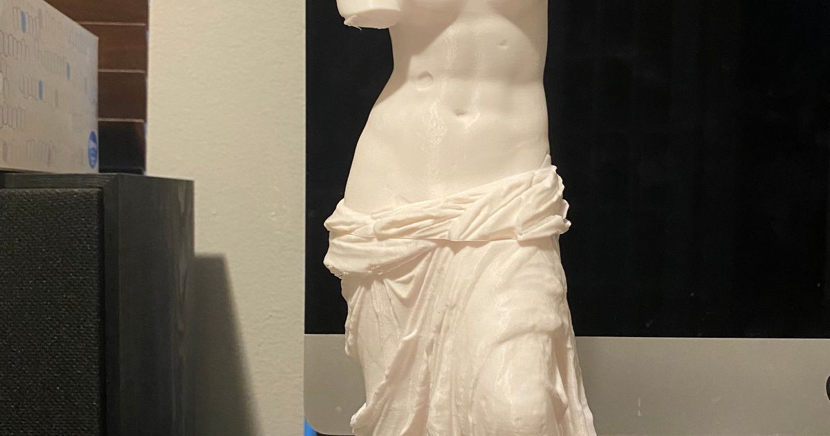 Venus de Milo two piece by icefox Download free STL model