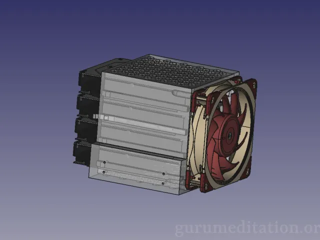4-in-3 | 3.5"/5.25" HDD bay mount