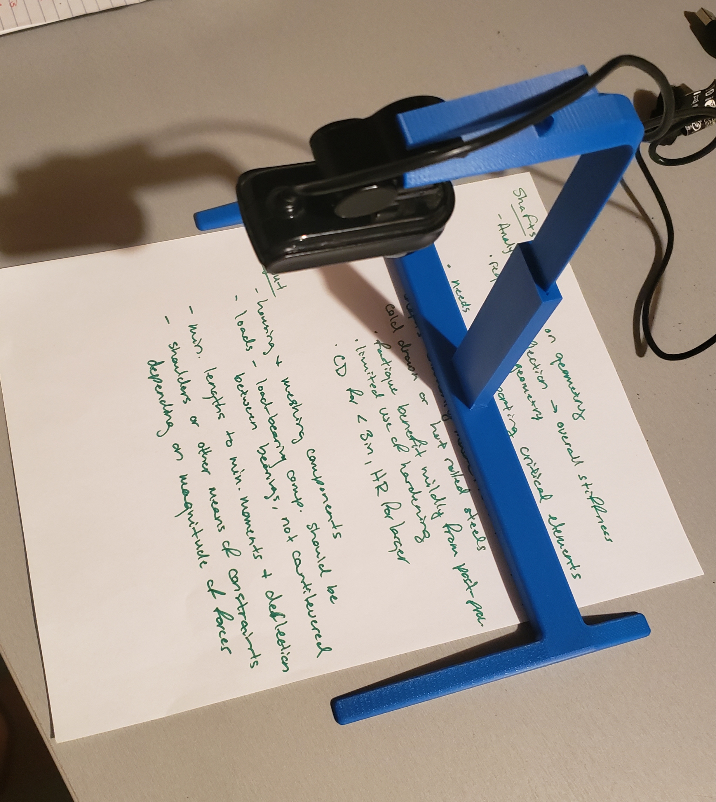 Doc Cam Mount for Webcam