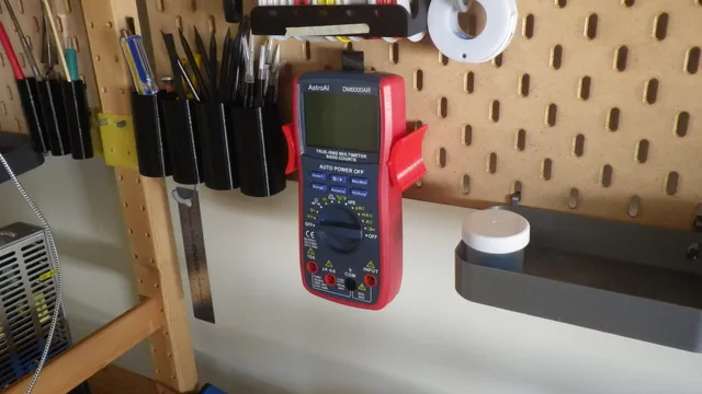 Ikea Skadis Pegboard Multimeter Mount