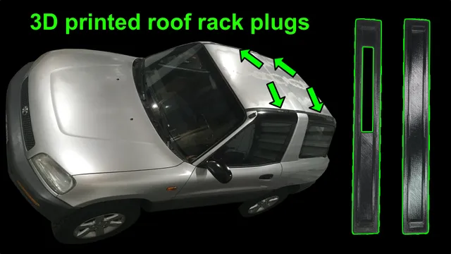 First gen RAV4 roof rack plugs