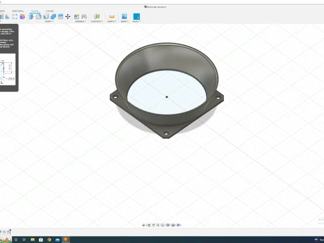 Pc Cooling Fan Shroud 80mm