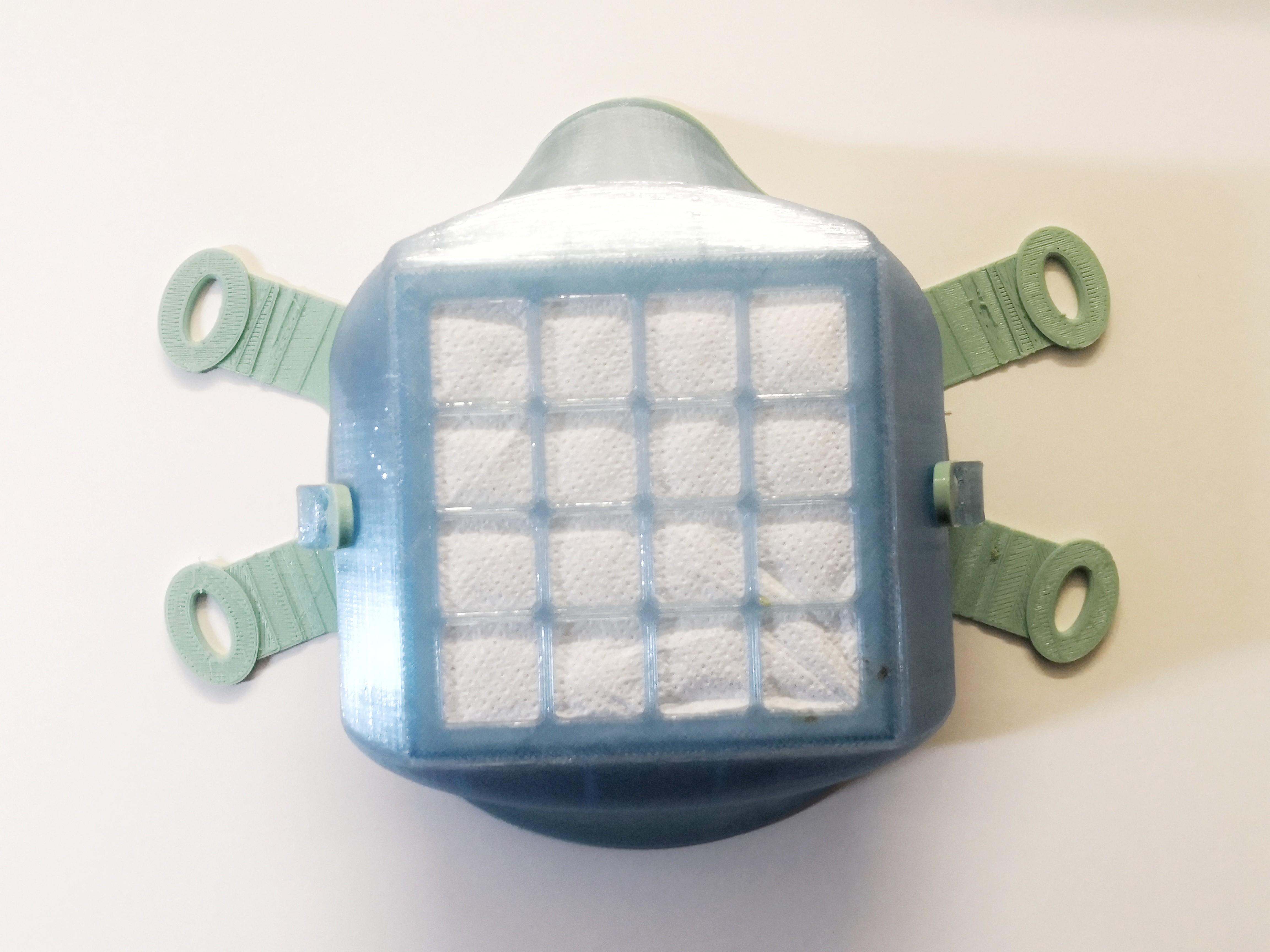 3D Printable Air Tight Filter Mask (Experimental)