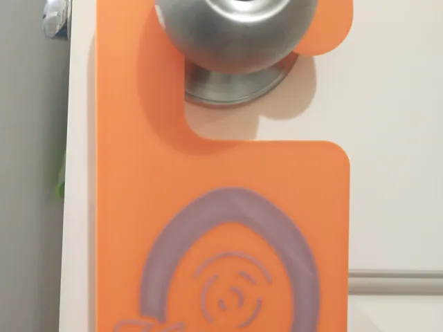 Door hanger template