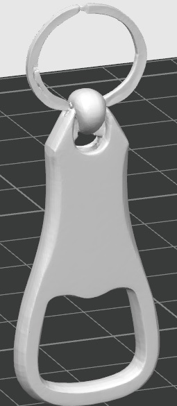 Hand bottle opener