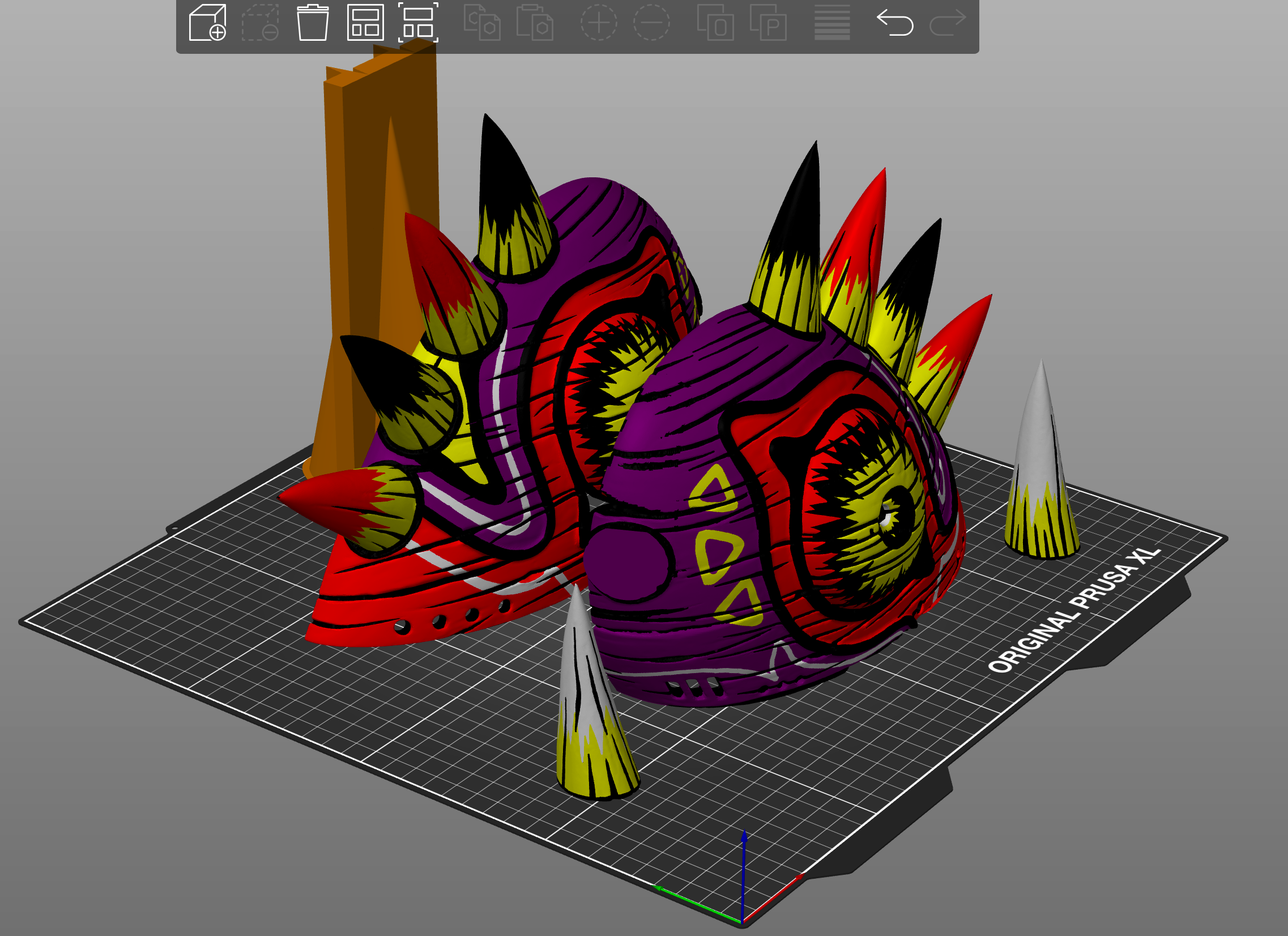 Prusa 5-color version of majora's mask