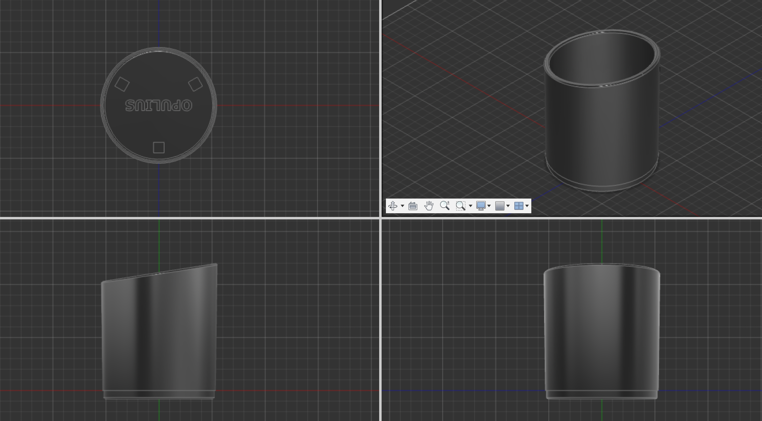 Miniatura 10 do modelo 3D Round Knife Block