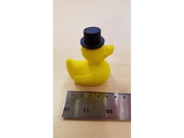 Rubber Duck With a top hat