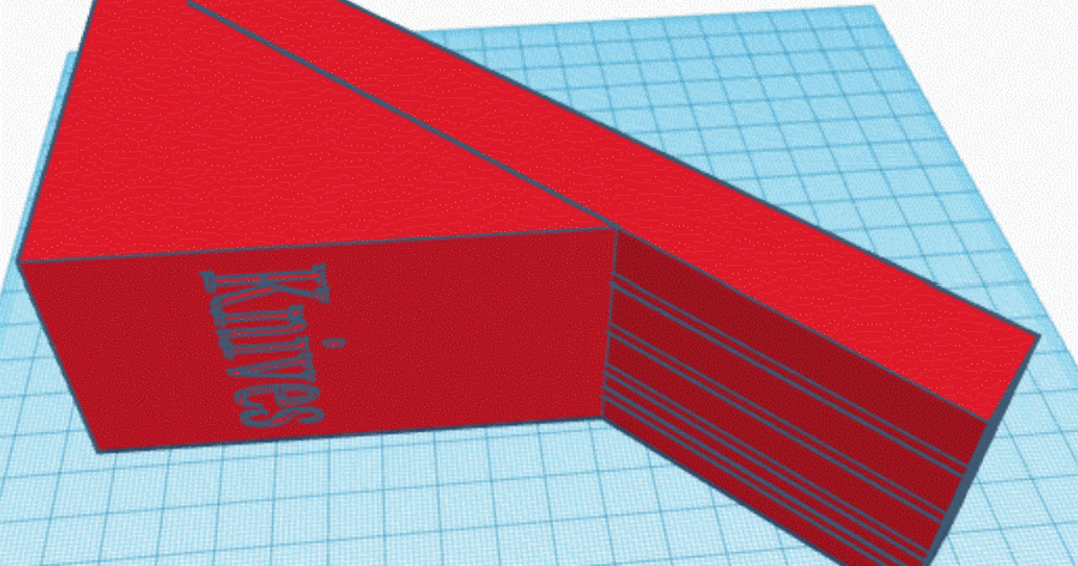 Knife holder by thomasrobot Download free STL model