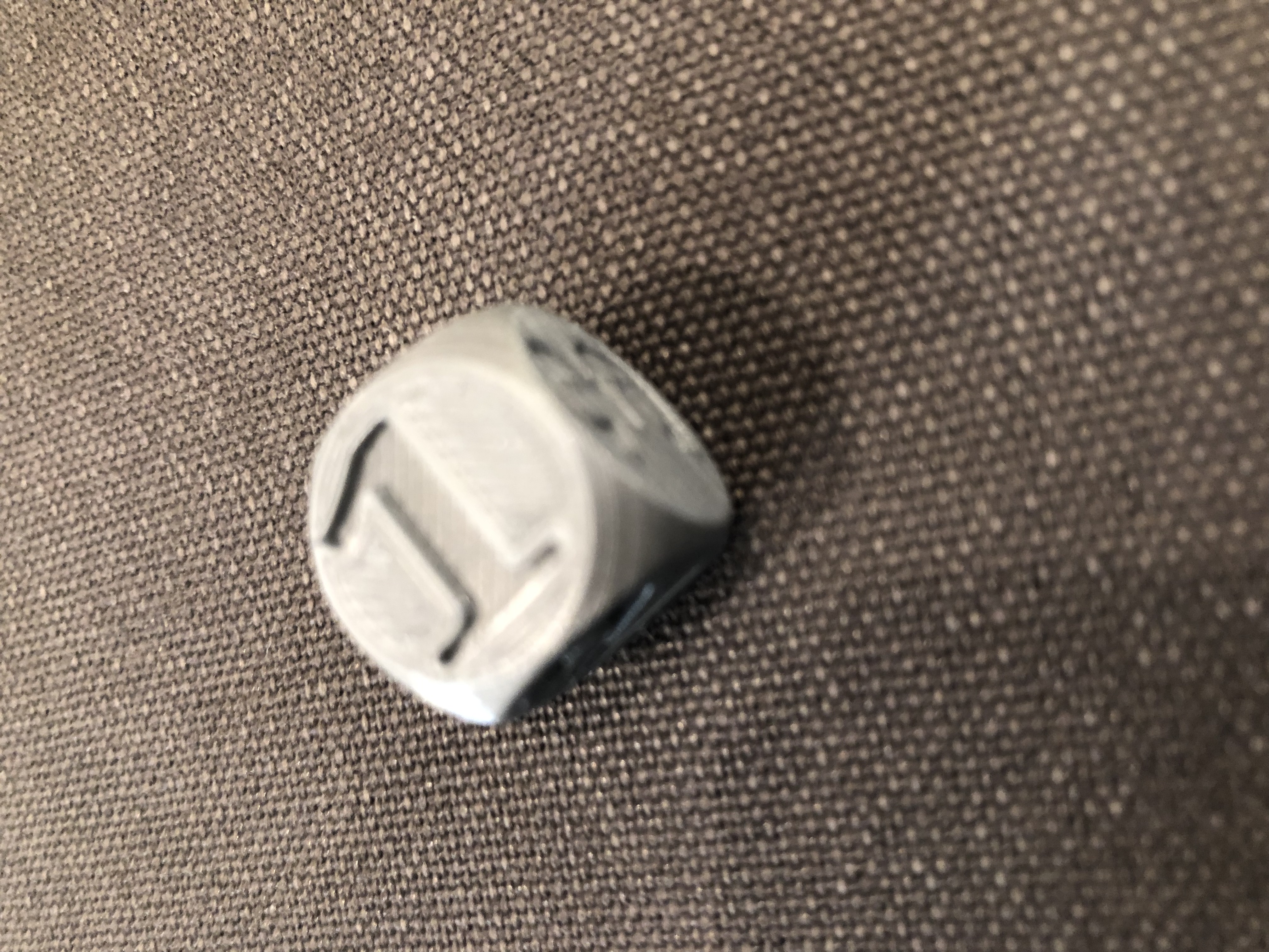 Miniatura 3 do modelo 3D Dice with numbers