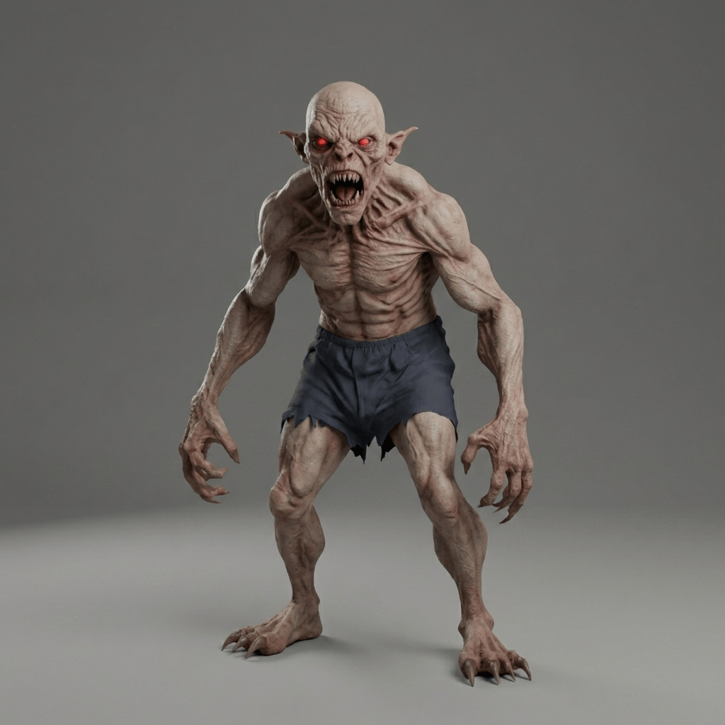 Horror Art - Elvish Demon