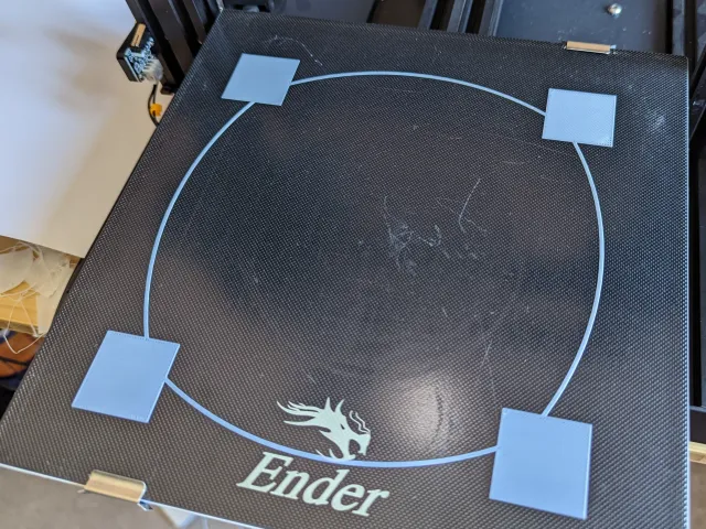 Bed Levelling Test Print (200mm x 200mm)