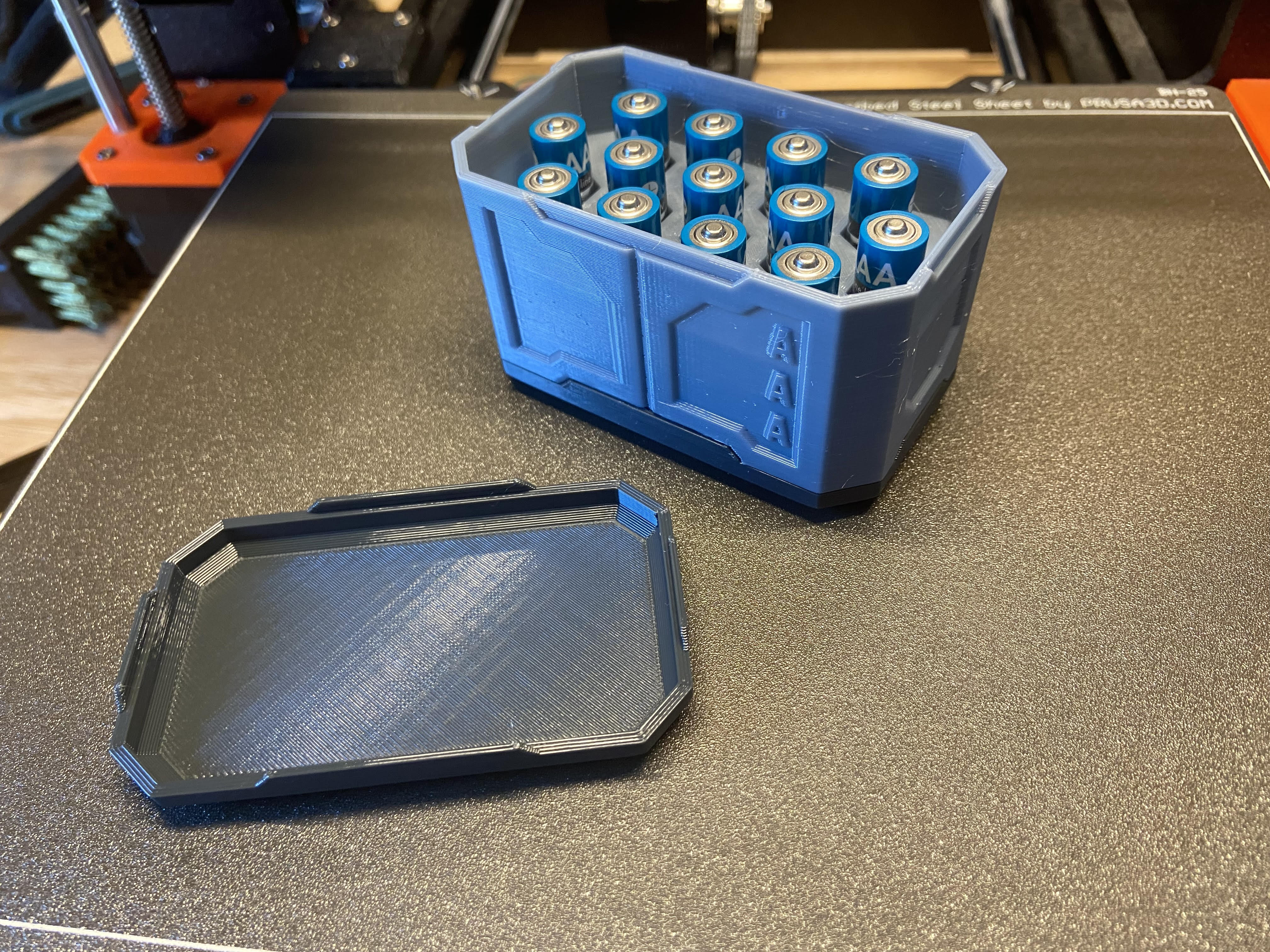 Detailed AAA Battery Box