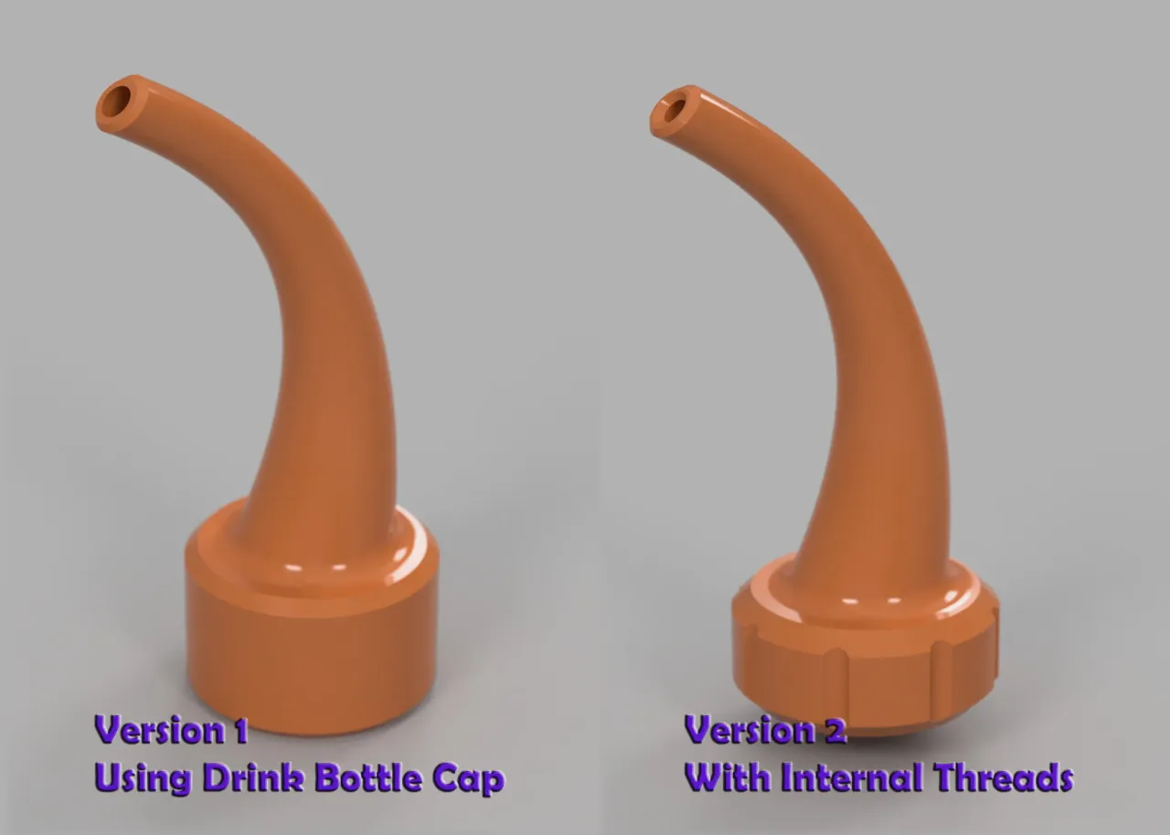 Plant Watering Spout (water bottle attachment) by CartoonishNerd ...