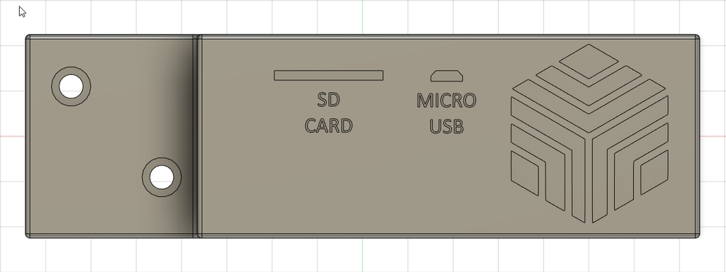 CR-6 SE Front SD Card and USB Cover