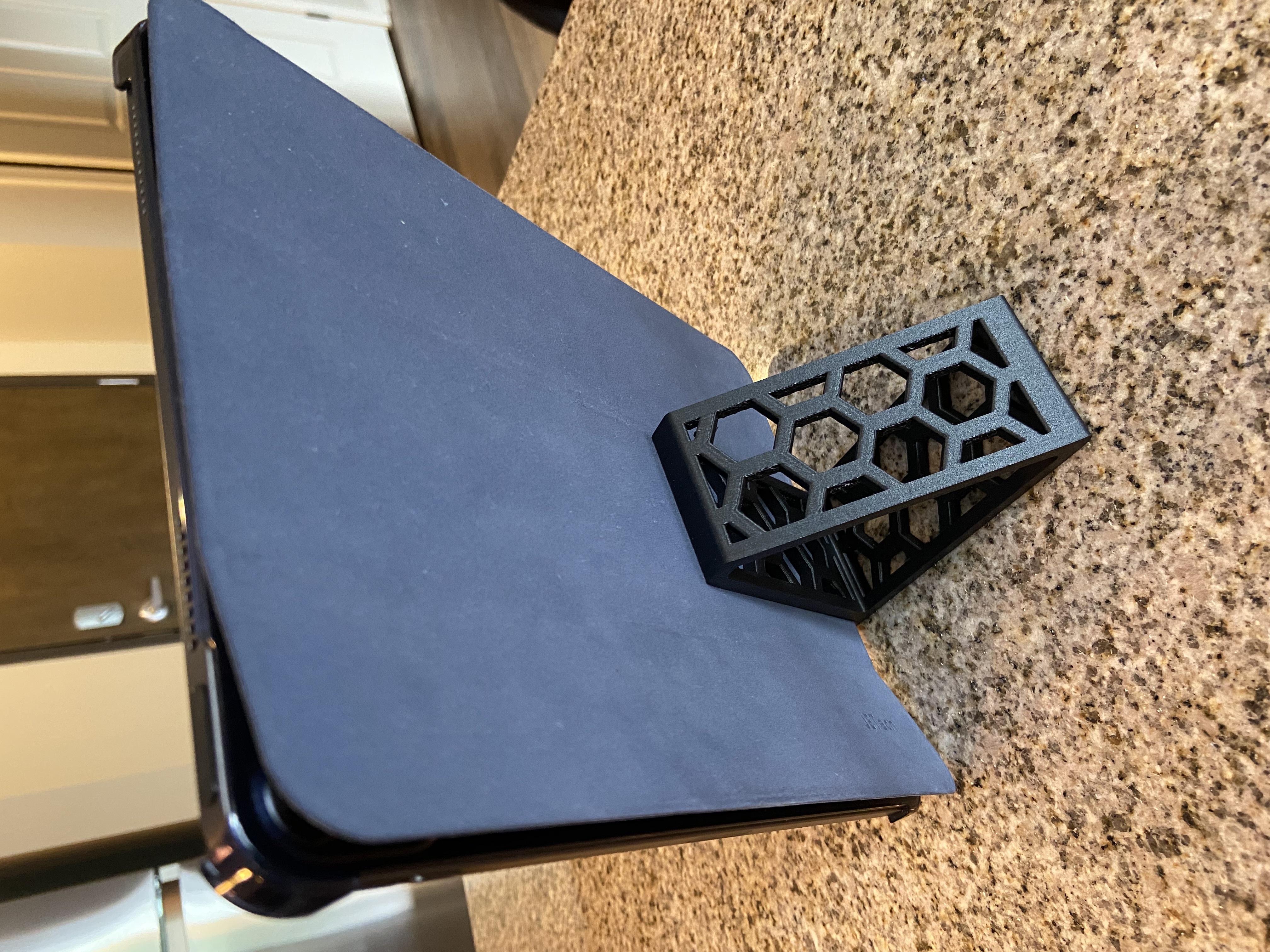 Hex iPad stand