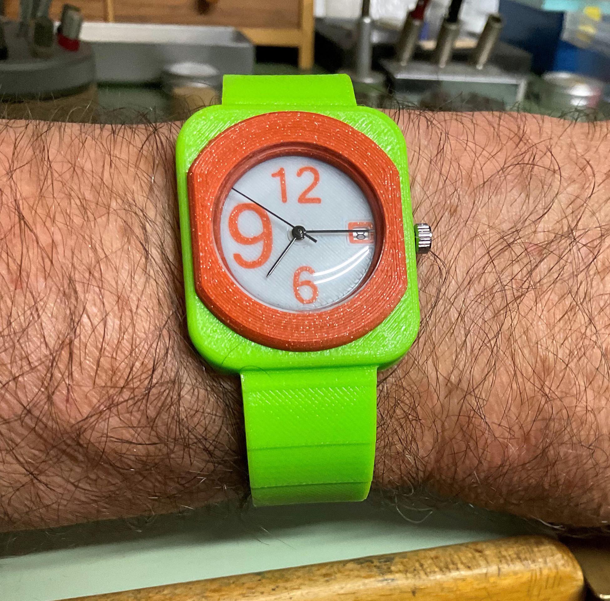 3D Printed Watch, PIWATCH